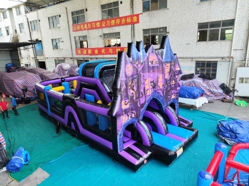 Haunted Mansion Inflatable Obstacle Course